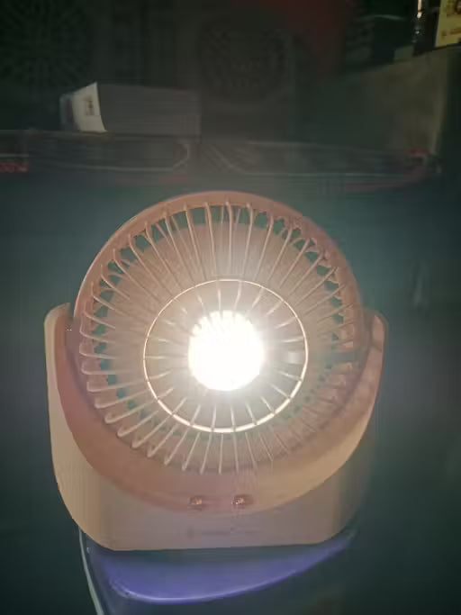 Portable Rechargeable Mini Fan USB Type-C | Compact Travel Cooling Fan (3000mAh Battery)