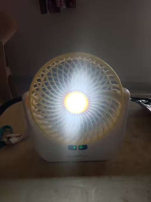 Portable Rechargeable Mini Fan USB Type-C | Compact Travel Cooling Fan (3000mAh Battery)