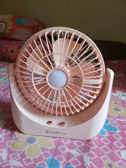 Portable Rechargeable Mini Fan USB Type-C | Compact Travel Cooling Fan (3000mAh Battery)