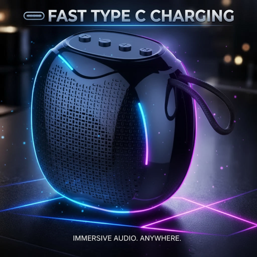 Grenade S-40 Mini Bluetooth Speaker – 10W Powerful Bass, IPX6 Waterproof, Portable Wireless Sound